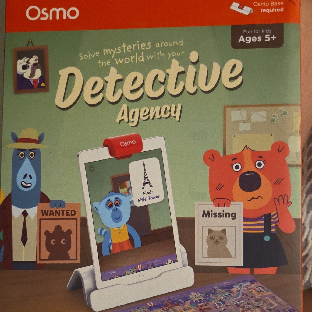 Osmo Detective Agency For iPad REQUIRES OSMO BASE new In Box